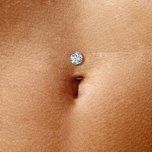 Piercing para ombligo titanio pequeño