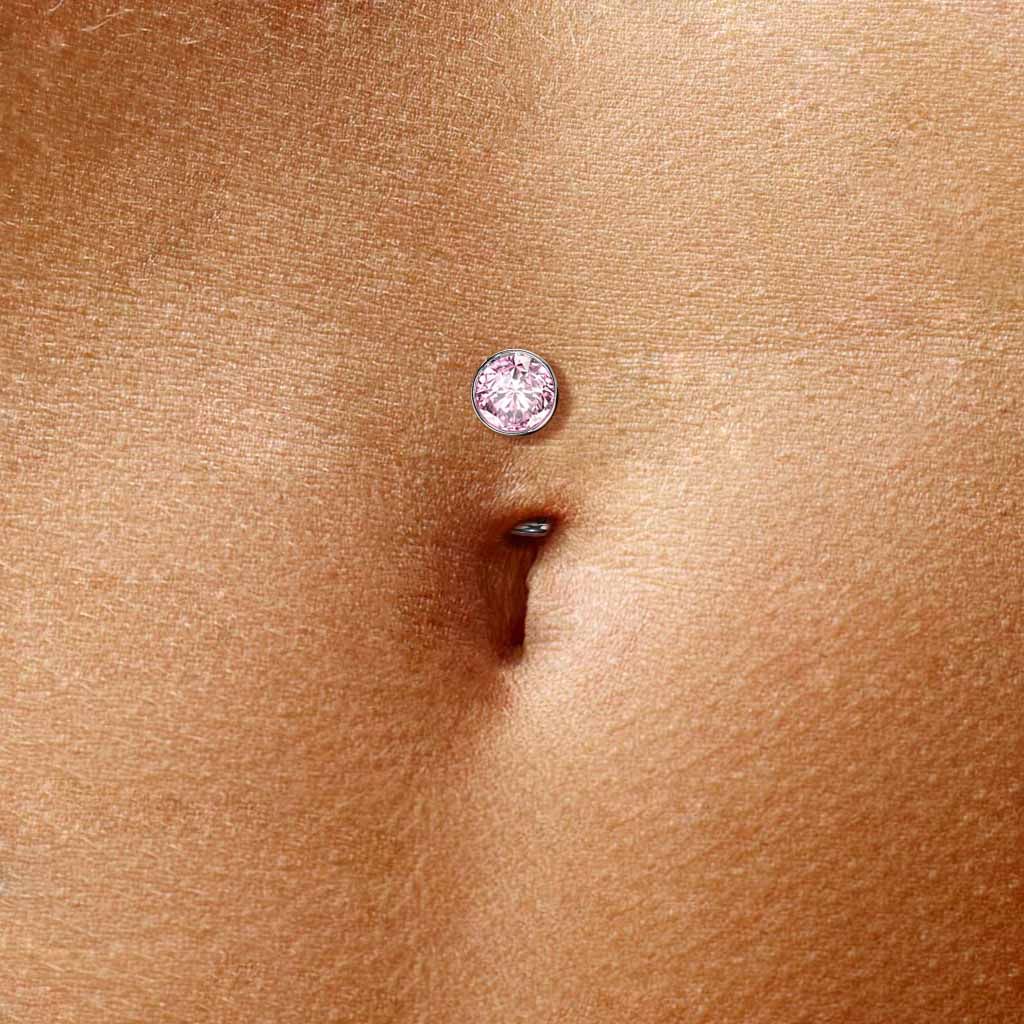 Piercing para ombligo titanio pequeño
